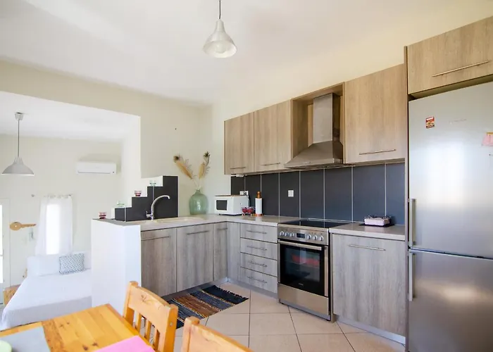 Stylish House Panoramic Sea And Sunset View Chora