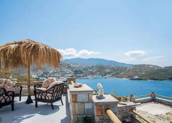 Stylish House Panoramic Sea And Sunset View * Chora