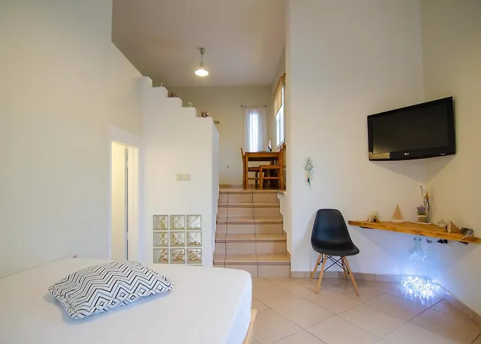 Semesterbostad Stylish House Panoramic Sea And Sunset View Ios